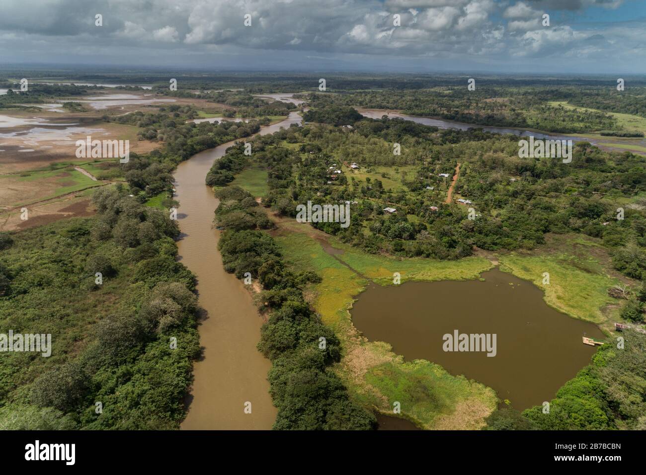 Caño Negro Wildlife Refuge, Costa Rica, Centro America Stock Photo