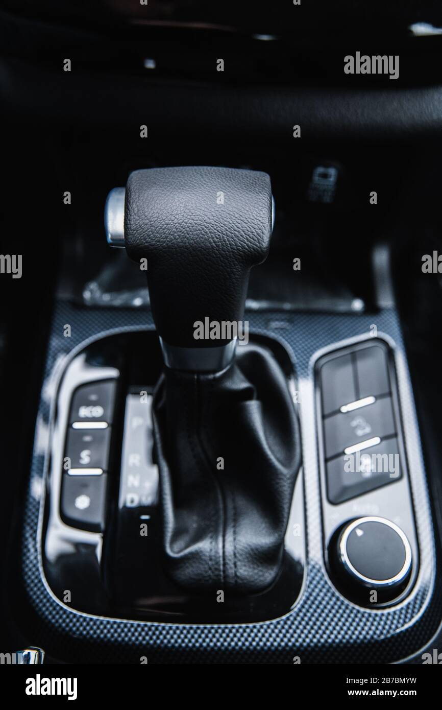 selector switch gear box car Stock Photo - Alamy