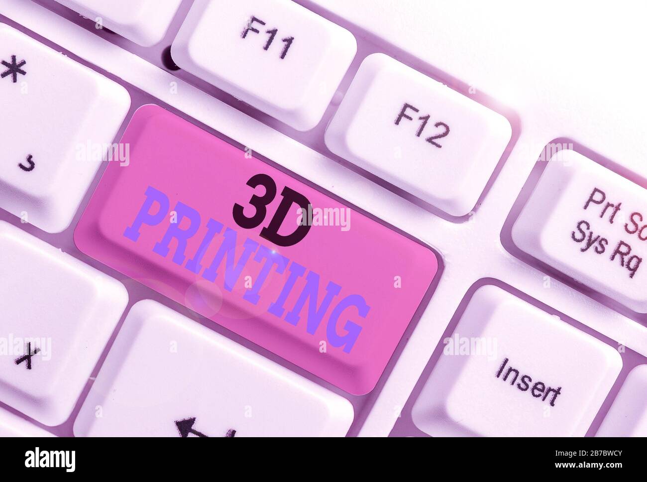 Word writing text 3D Printing. Business photo showcasing making a ...
