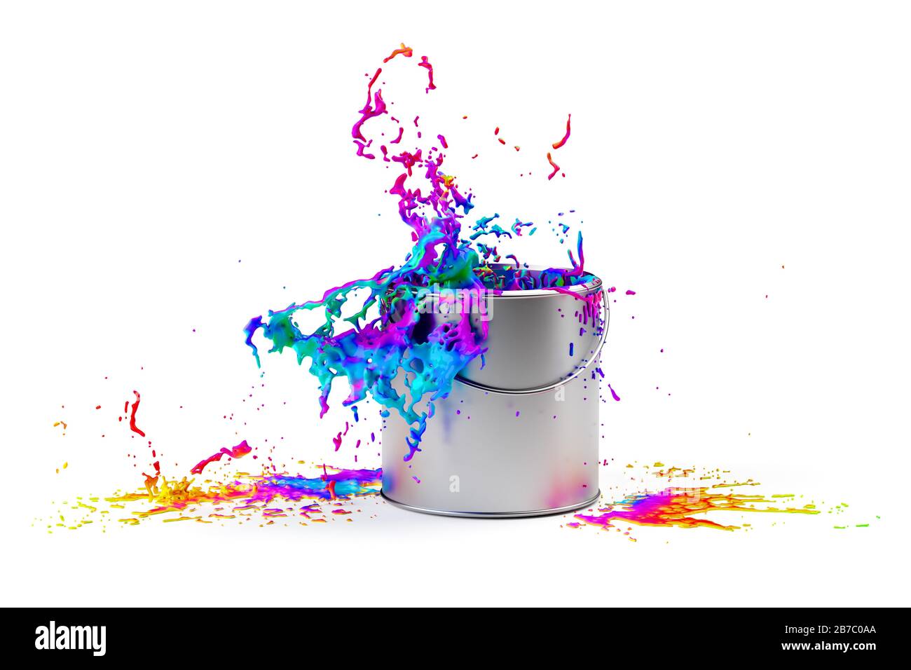 Splash paint bucket Vectors & Illustrations for Free Download
