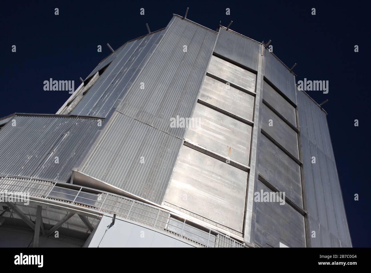 Subaru observatory dome on Hawaii Stock Photo