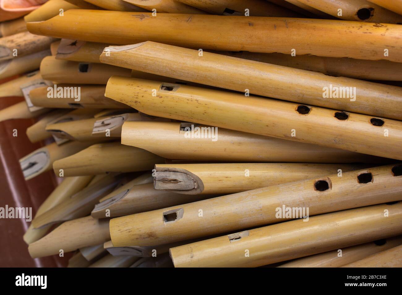 Bamboo flutes hi res stock photography and images Alamy