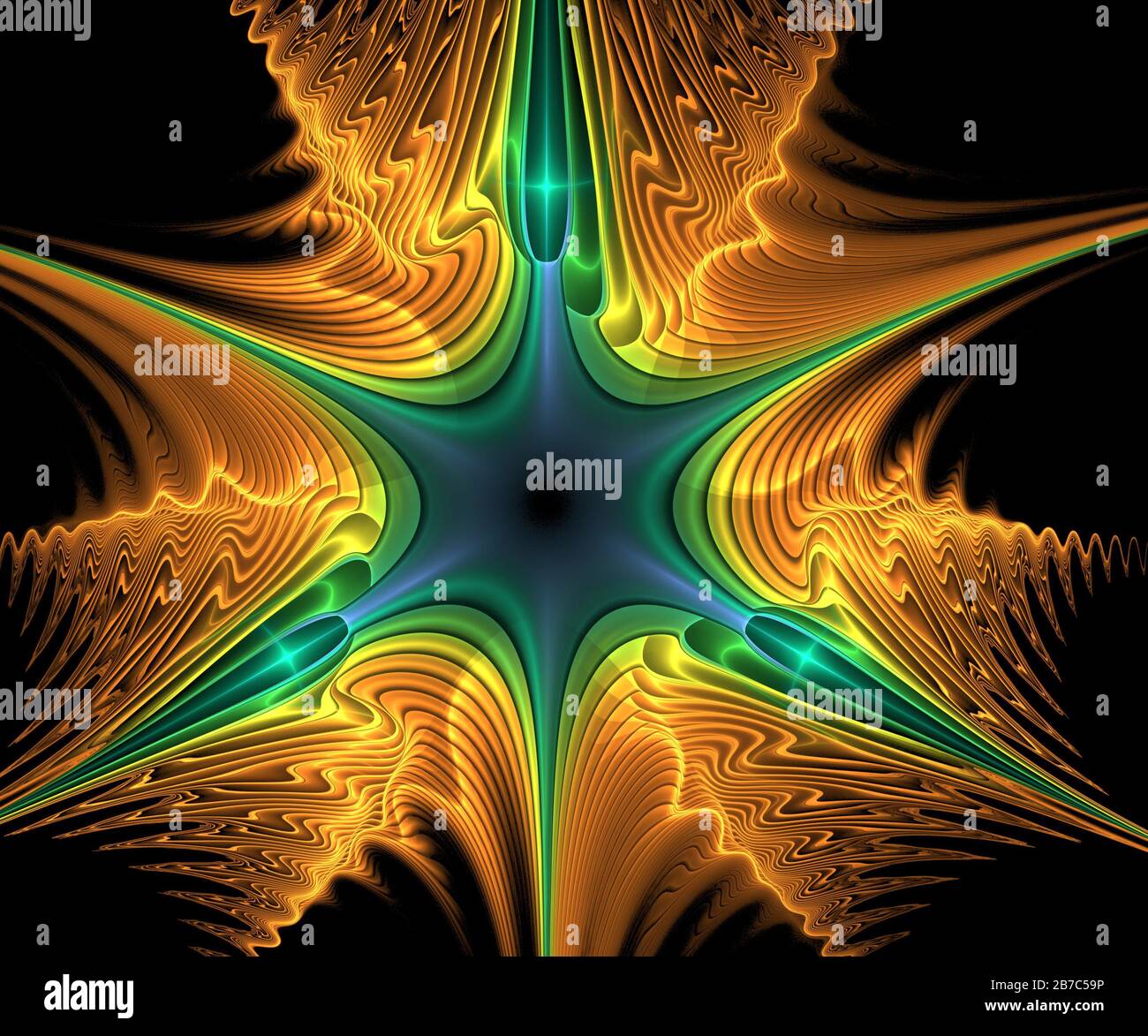 Computer generated fractal artwork for creative art,design and ...