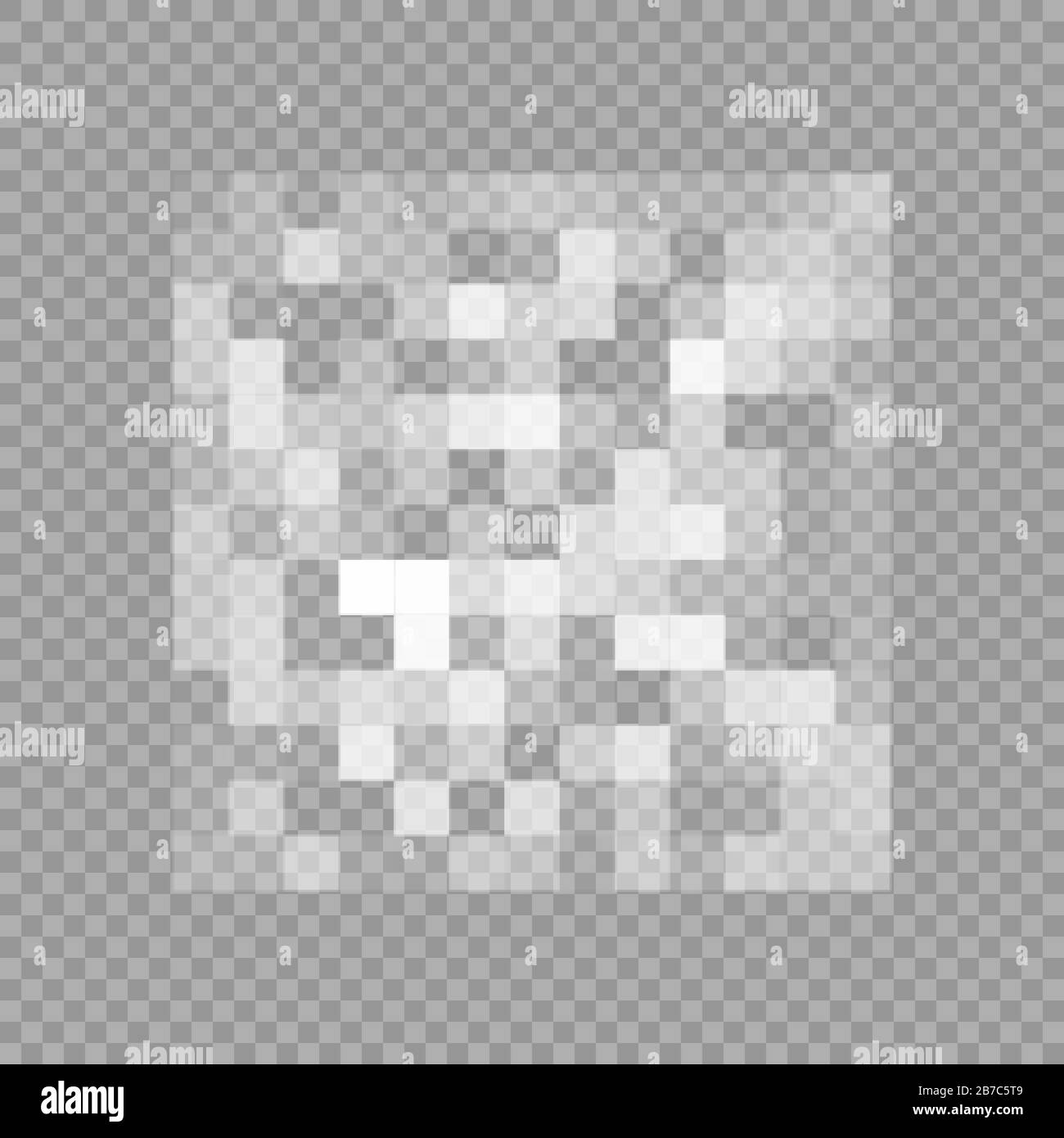 Censorship Gray Mosaic Censored Data Pixels Blur Area Private Content Vector Illustration Isolated On Transparent Background Stock Vector Image Art Alamy