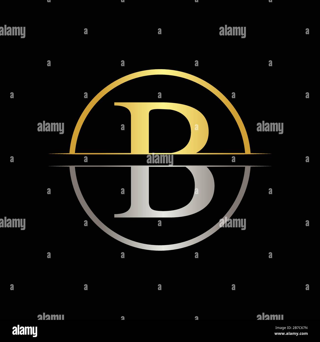 Initial Letter B Logo Design Business Vector Template. Creative Abstract Letter B Logo Vector Stock Vector