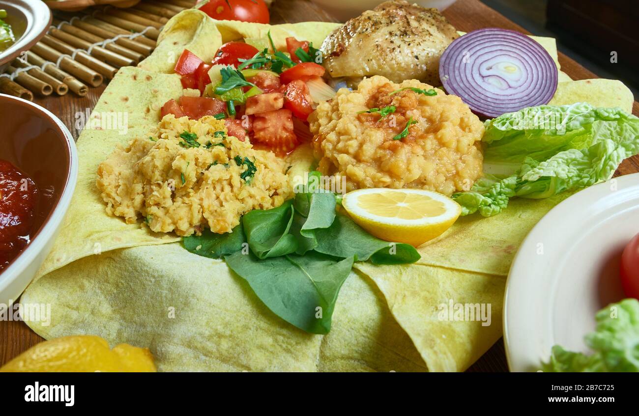 Beyainatu, most popular vegetarian dish , Ethiopian cuisine