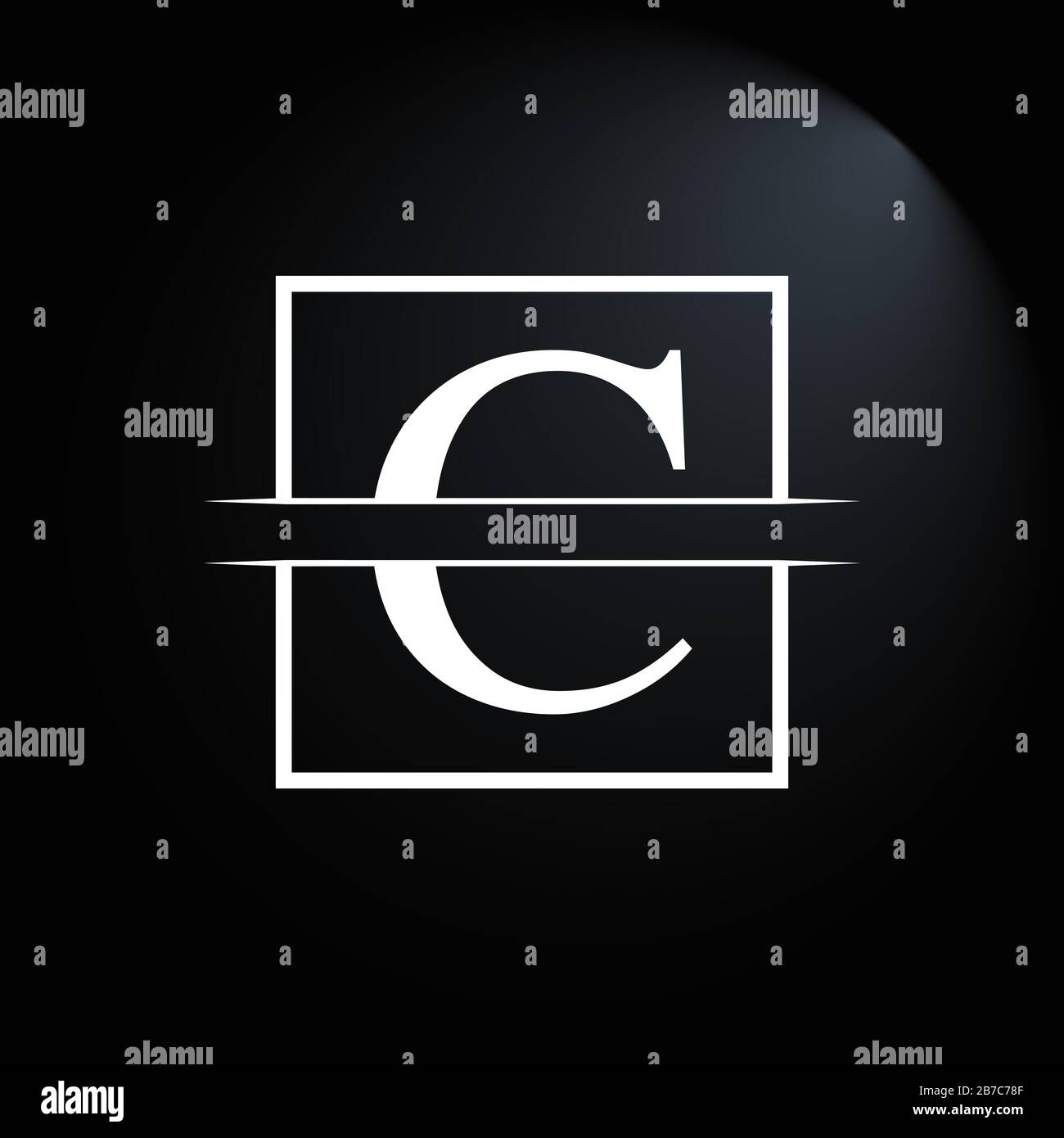 Initial Square Letter C Logo Design Business Vector Template. Creative ...