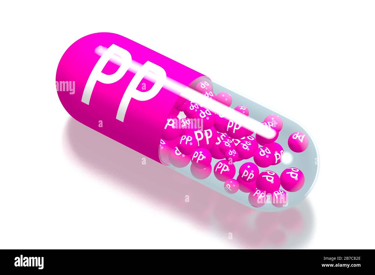 Vitamin PP concept Stock Photo - Alamy