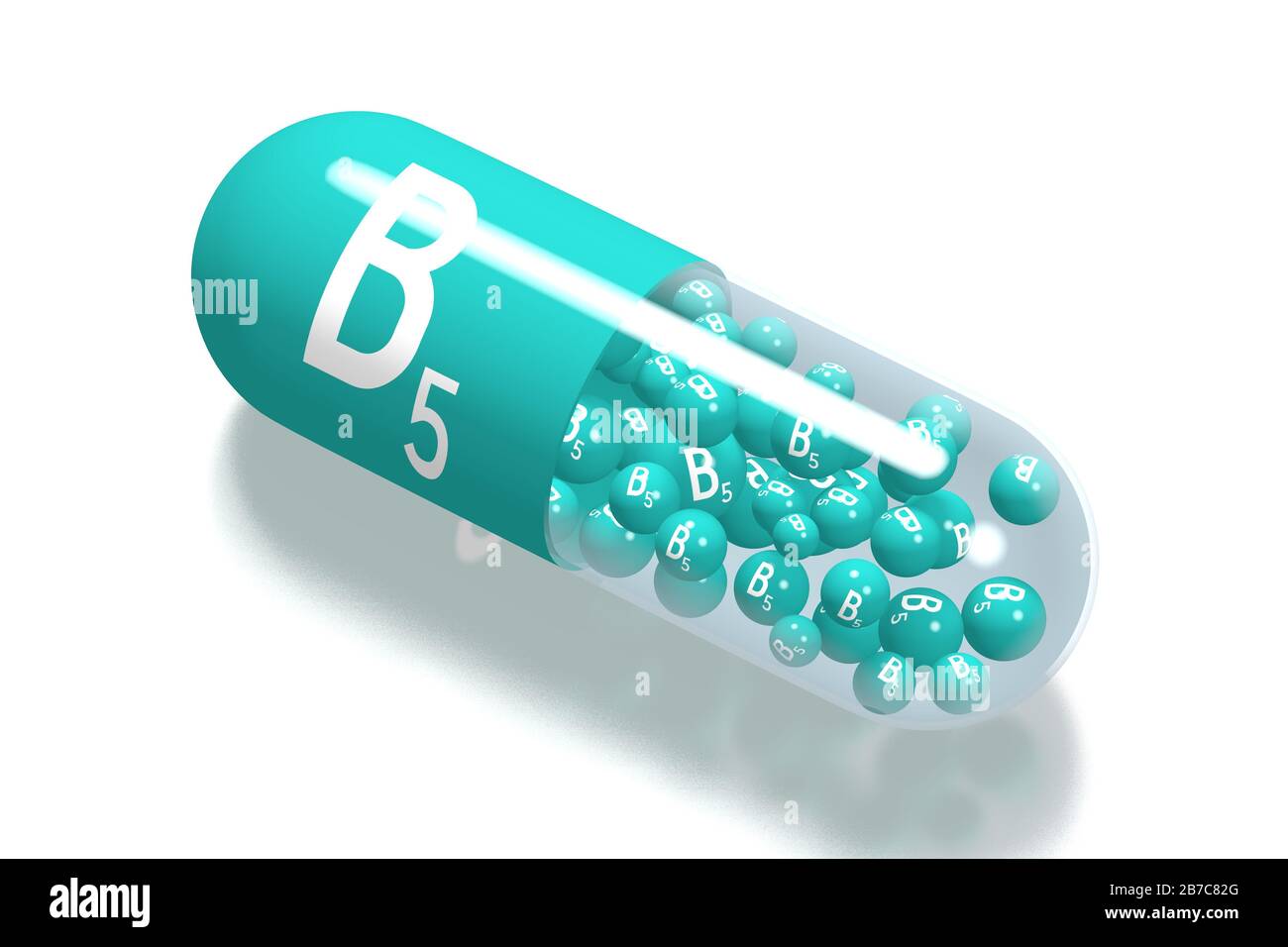 Vitamin B5 concept Stock Photo - Alamy