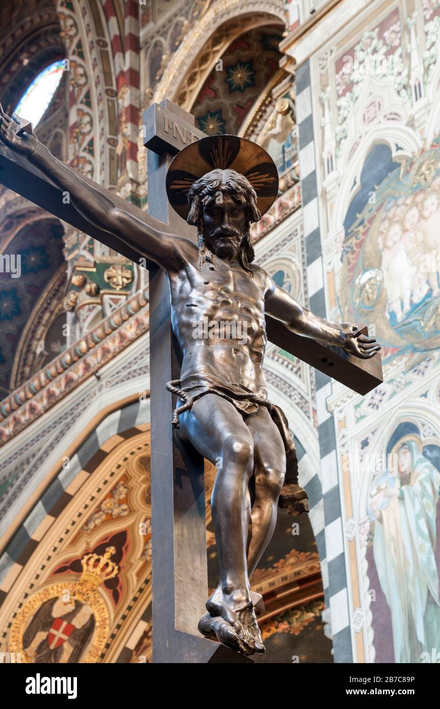 The interior of the Basilica of St. Anthony in Padua, Italy Stock Photo