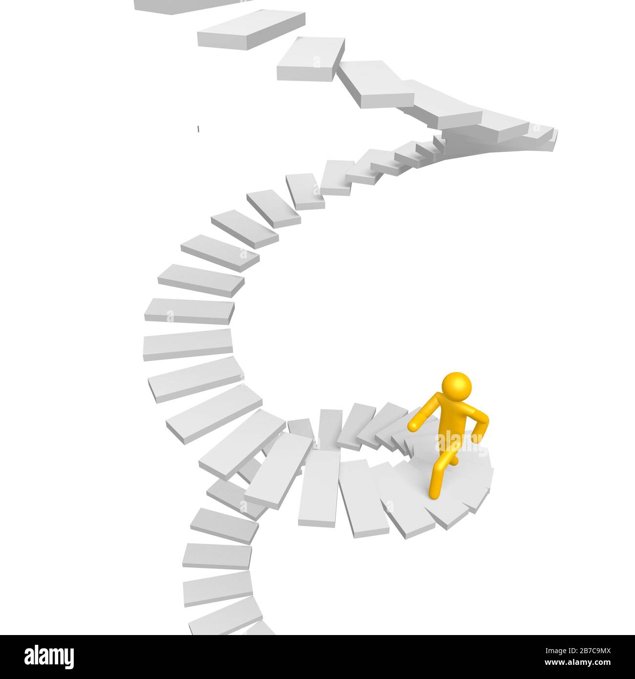 Step by step walking cartoon hi-res stock photography and images - Alamy