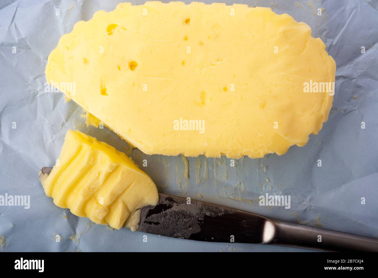 Salted Isigny Normandy butter Stock Photo Alamy