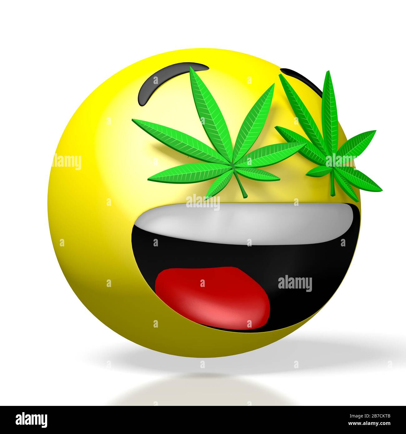 Weed Emojis Background