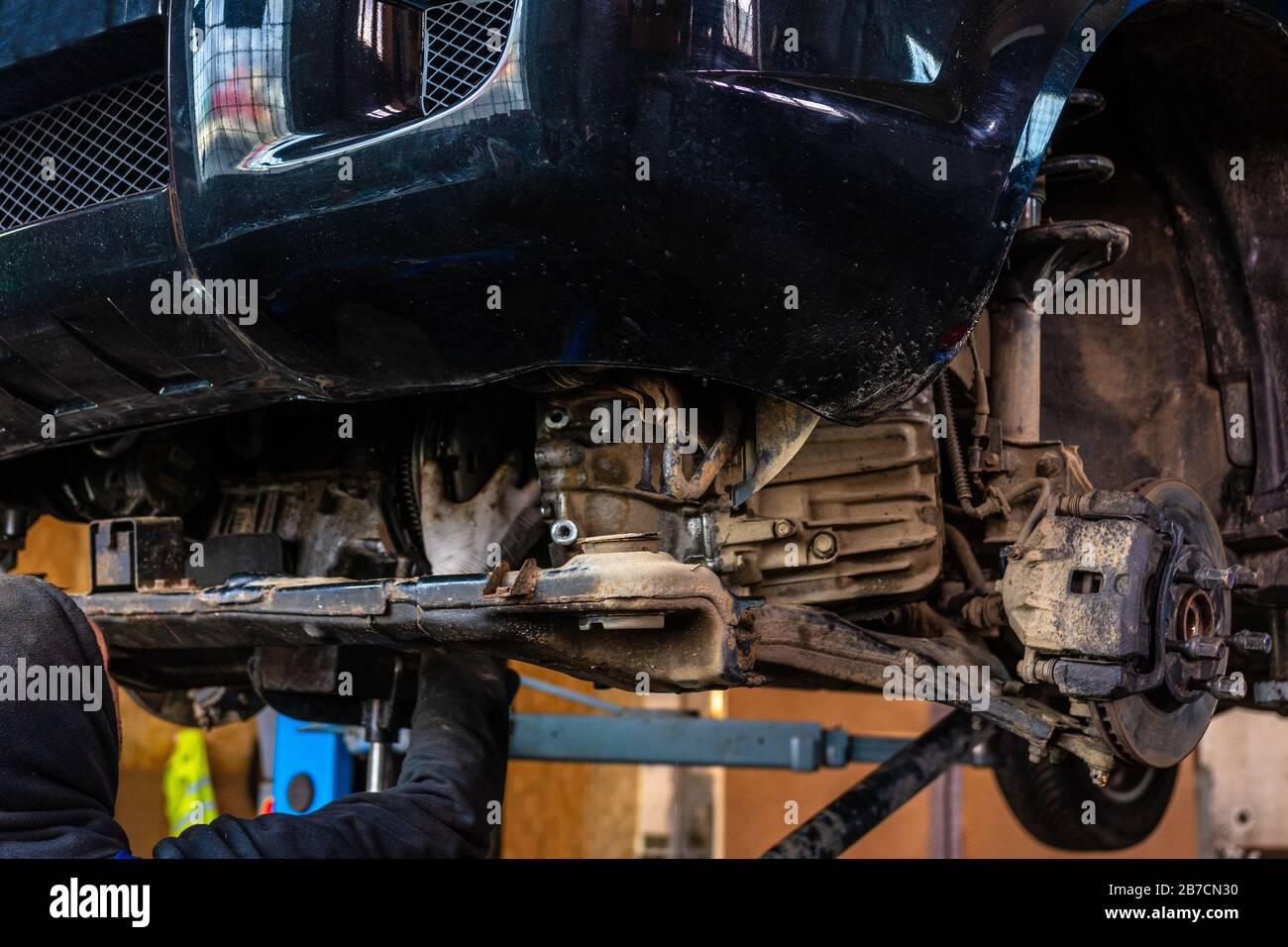 Technician carries out maintenance hi-res stock photography and images ...