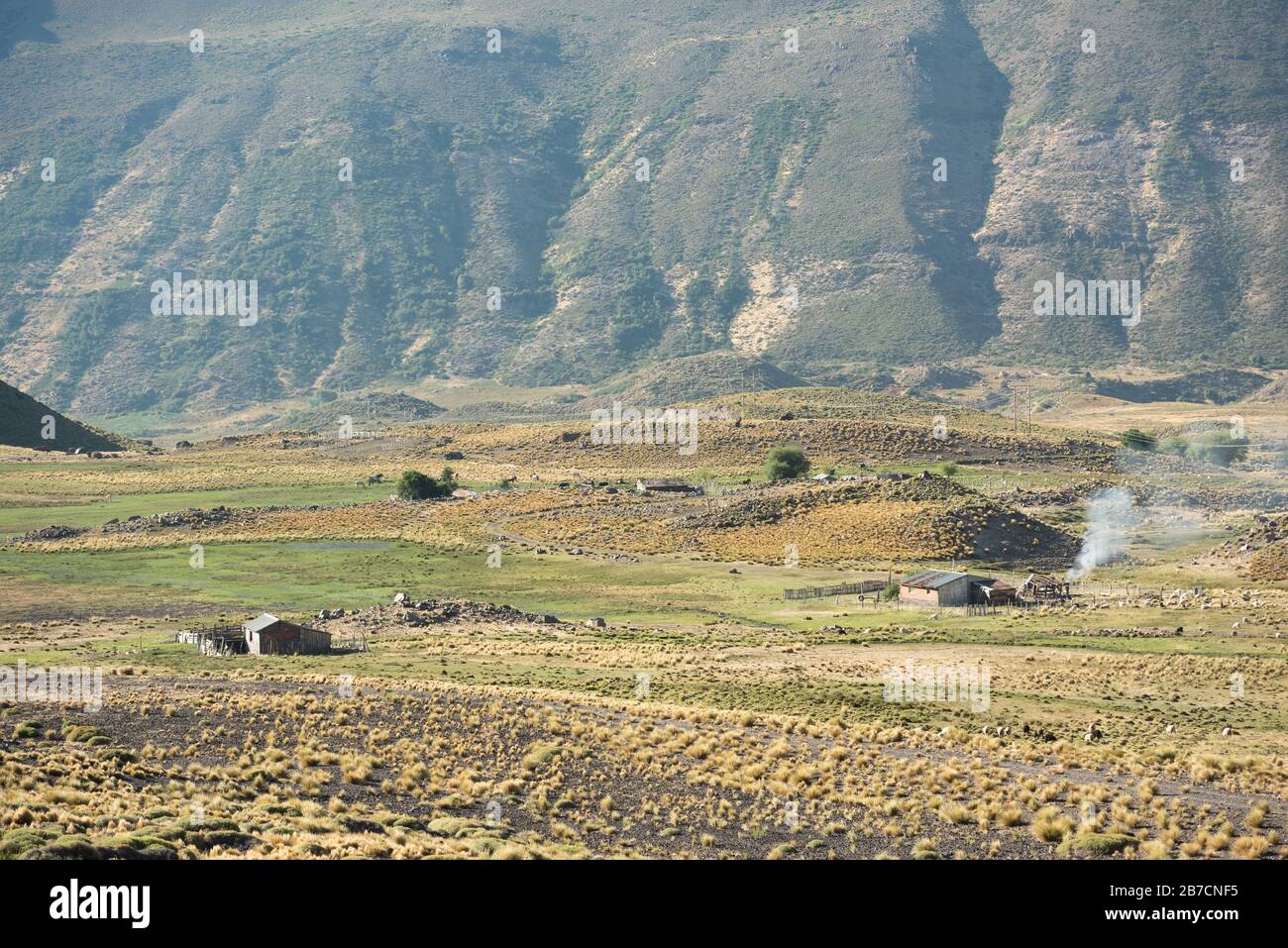Neuquen, Argentina - March 3 2020: This is a typical Mapuche farm near to  Caviahue village in western Argentina. This tribe "Mapuche" was known as Ara  Stock Photo - Alamy
