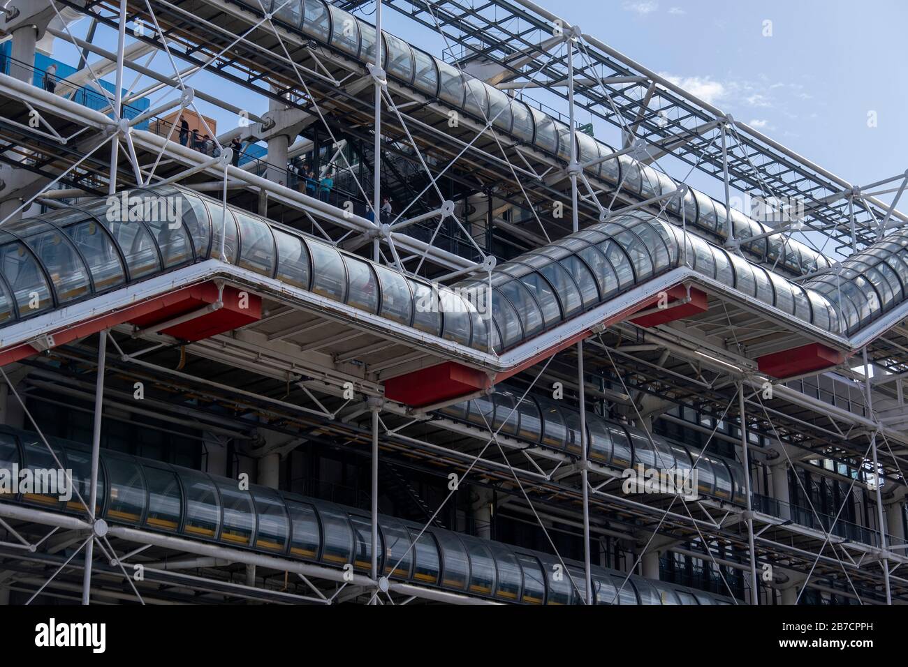 Centre Pompidou exterior in Paris, France, Europe Stock Photo