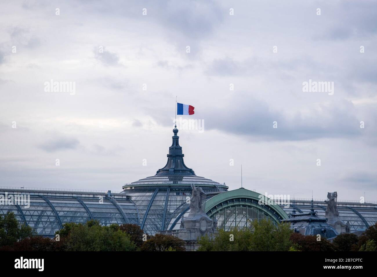 Grand Palais des Beaux-Arts aka Grand Palais des Champs-Elysées in Paris, France, Europe Stock Photo