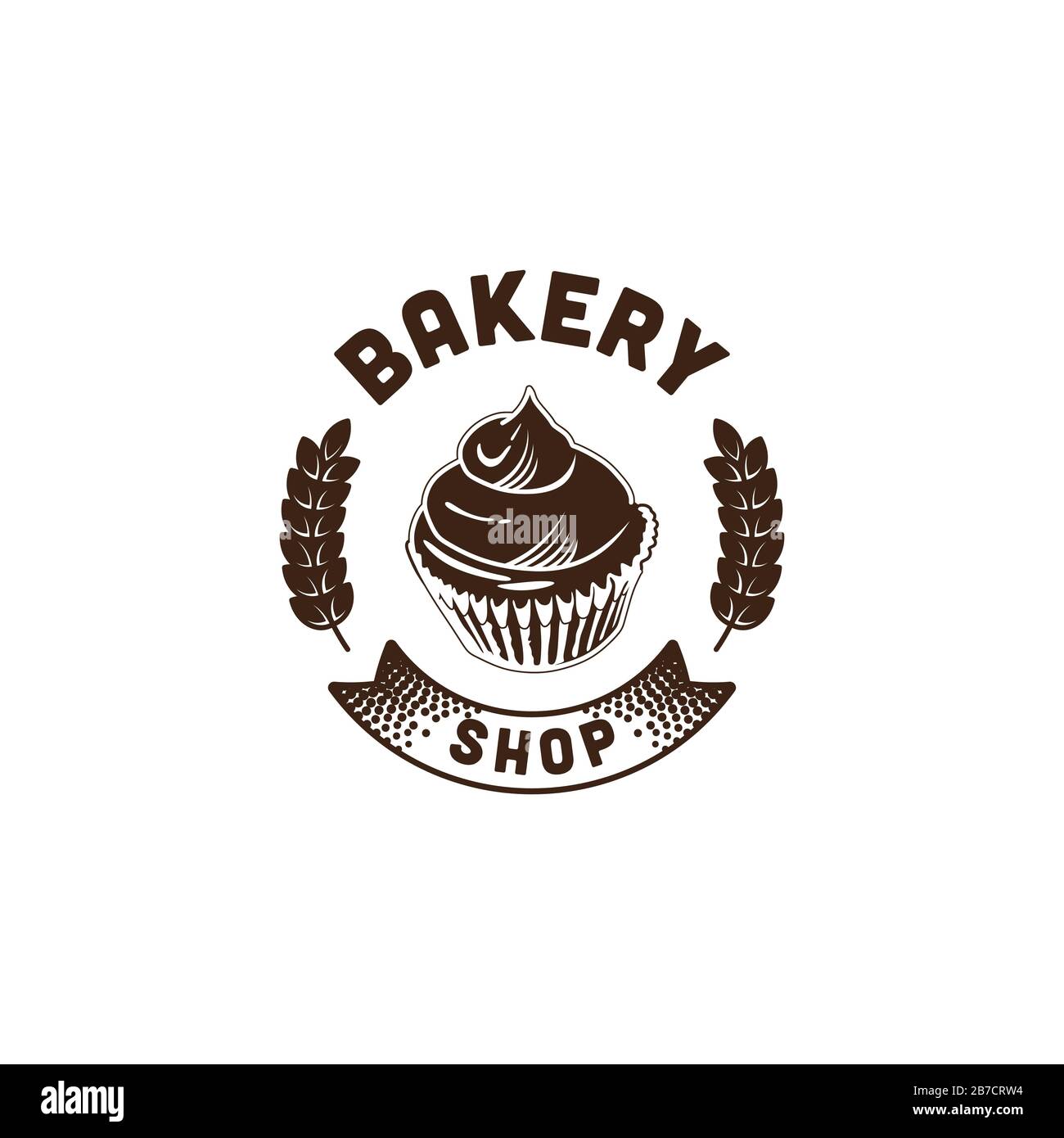 Cupcake Vintage Bakery Logo Ideas Inspiration Logo Design Template Vector Illustration Isolated On White Background Stock Vector Image Art Alamy