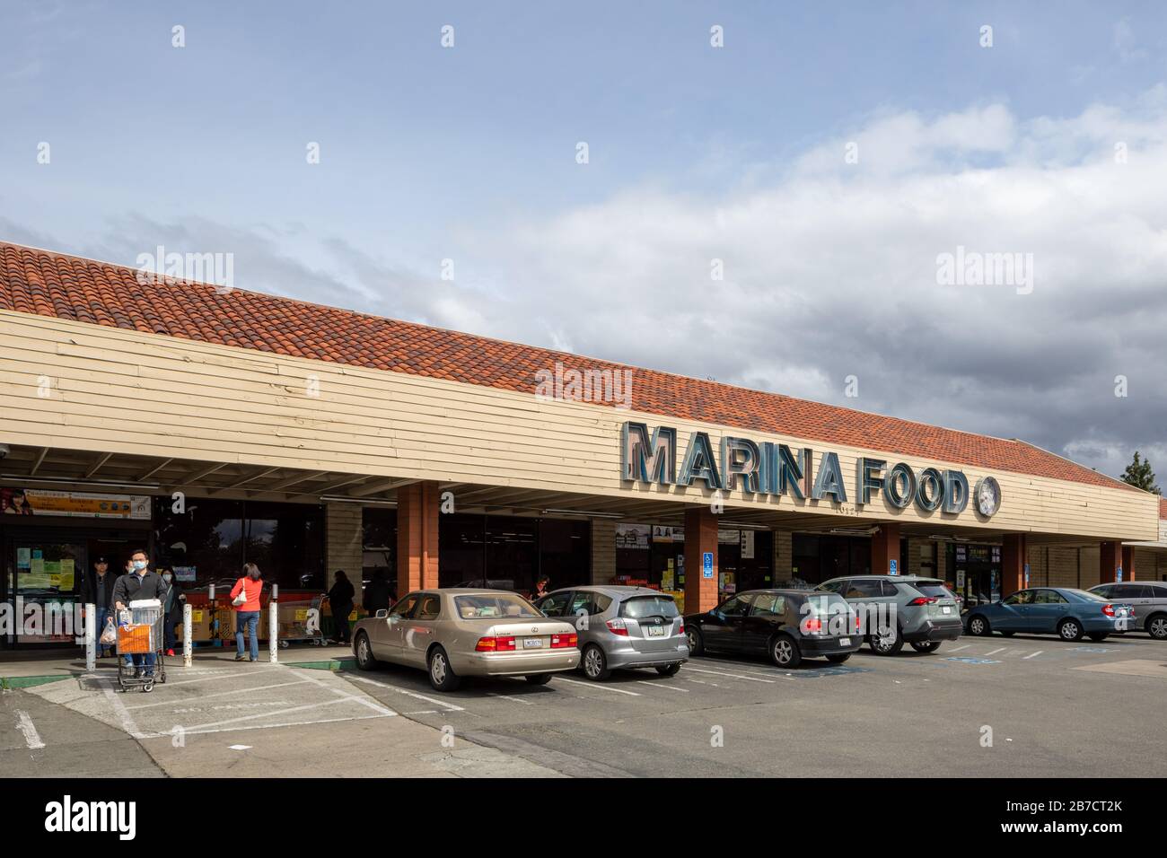 Marina Food, Asian supermarket, Cupertino, California, USA Stock Photo