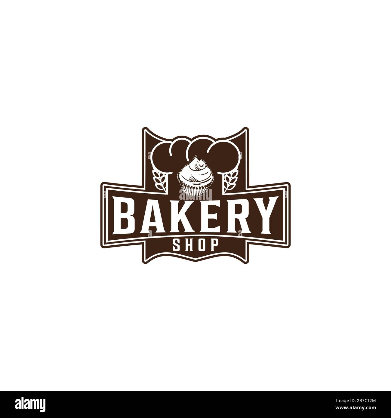 Cupcake Vintage Bakery Logo Ideas Inspiration Logo Design Template Vector Illustration Isolated On White Background Stock Vector Image Art Alamy