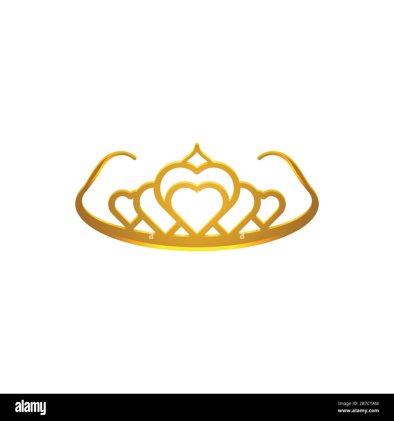 Princes tiara crown or royal diadem logo Ideas. Inspiration logo design
