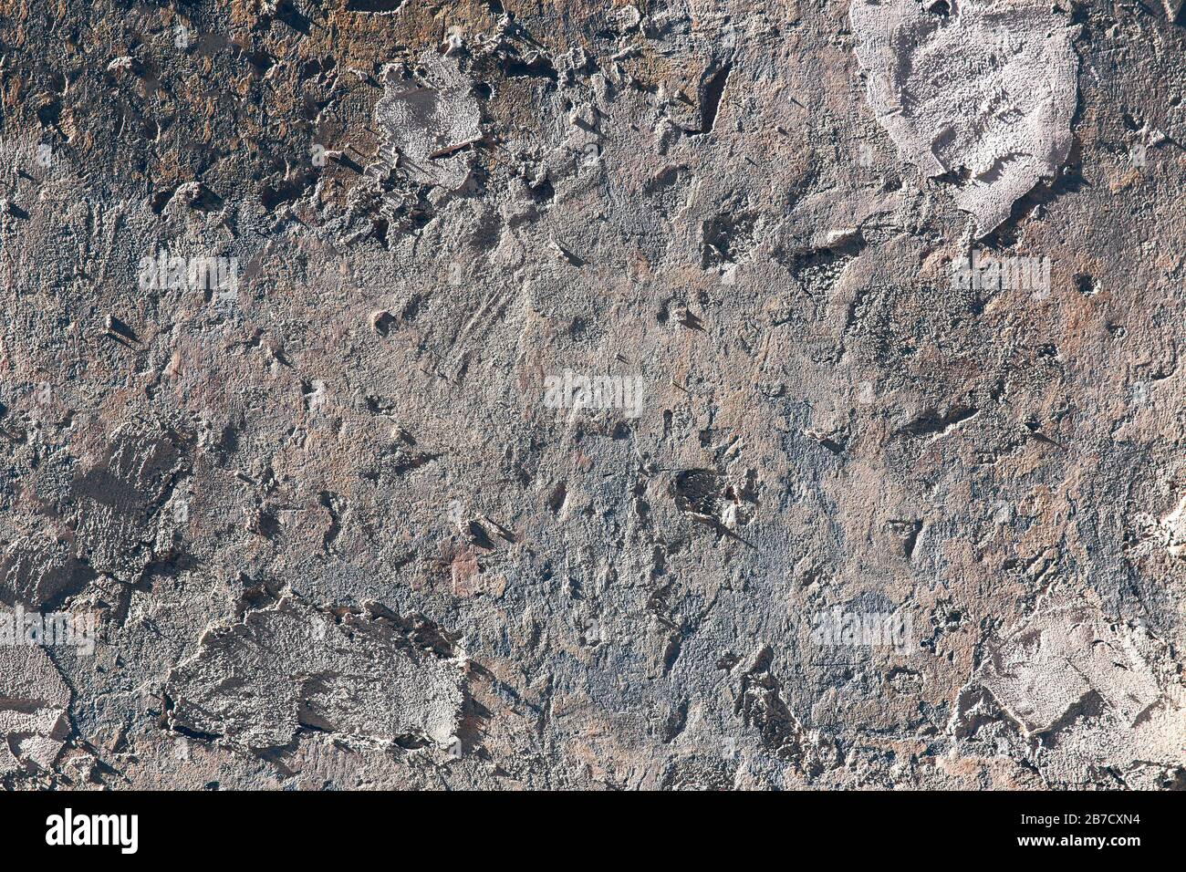 Texture of old gray concrete wall for background Stock Photo