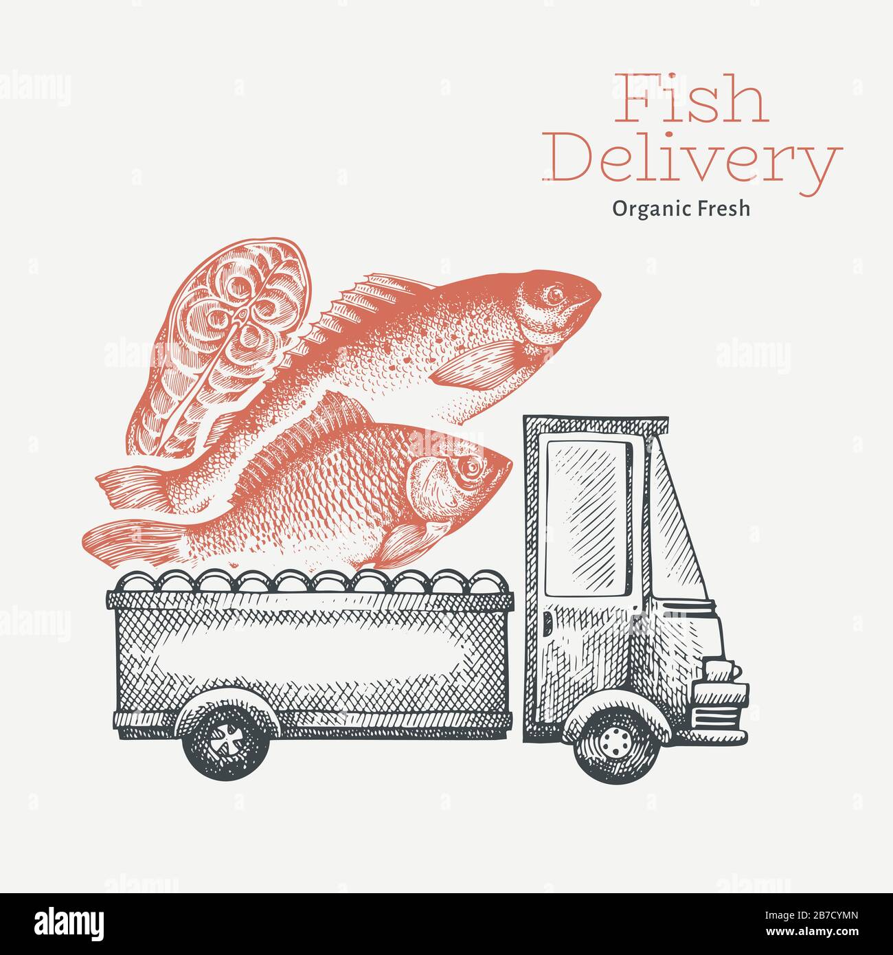 Fish delivery food van hi-res stock photography and images - Alamy