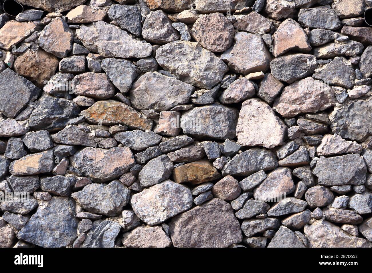 Texture of the grey granite stone wall for background Stock Photo - Alamy