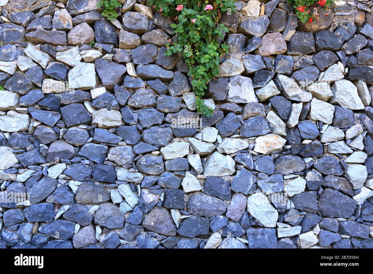 Texture of the grey granite stone wall for background Stock Photo - Alamy
