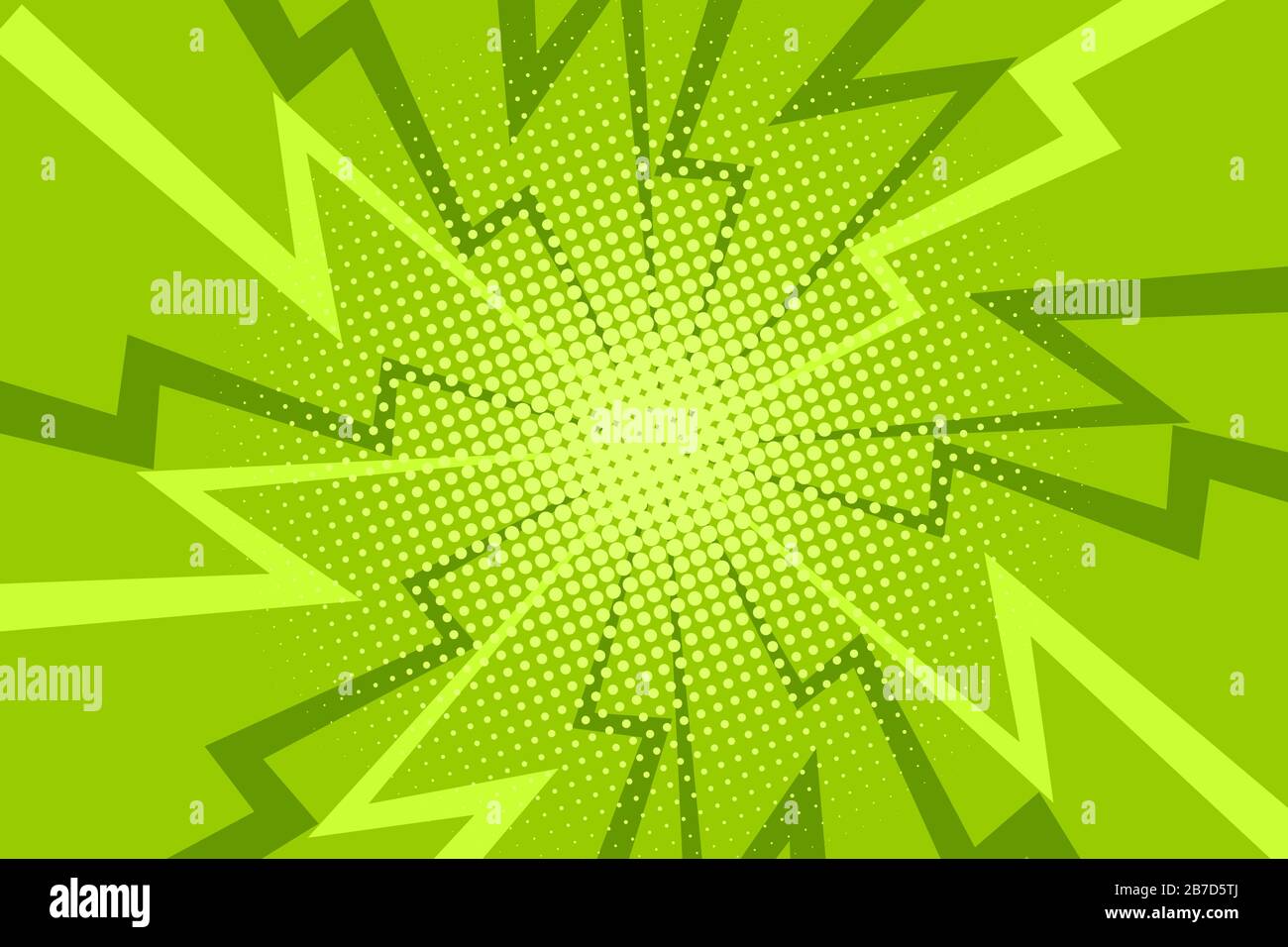 Comic green sunbeam background retro pop art style cartoon Stock Vector  Image & Art - Alamy