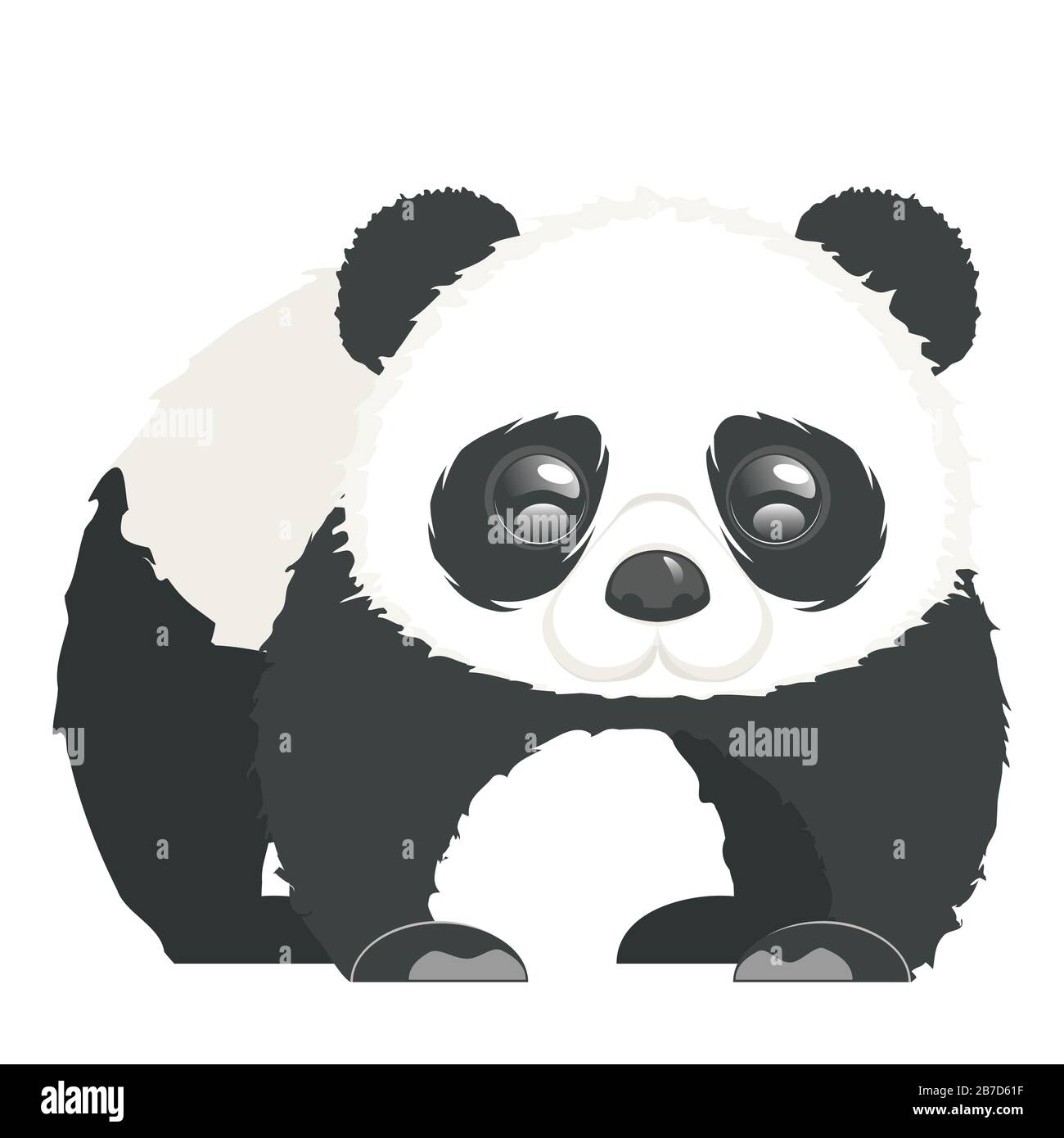 panda bear kawaii cute animal icon Stock Vector Image & Art - Alamy