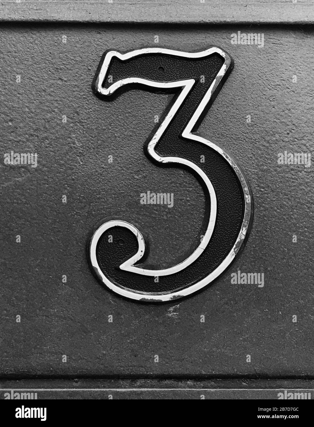 Retro house number Black and White Stock Photos Images Alamy