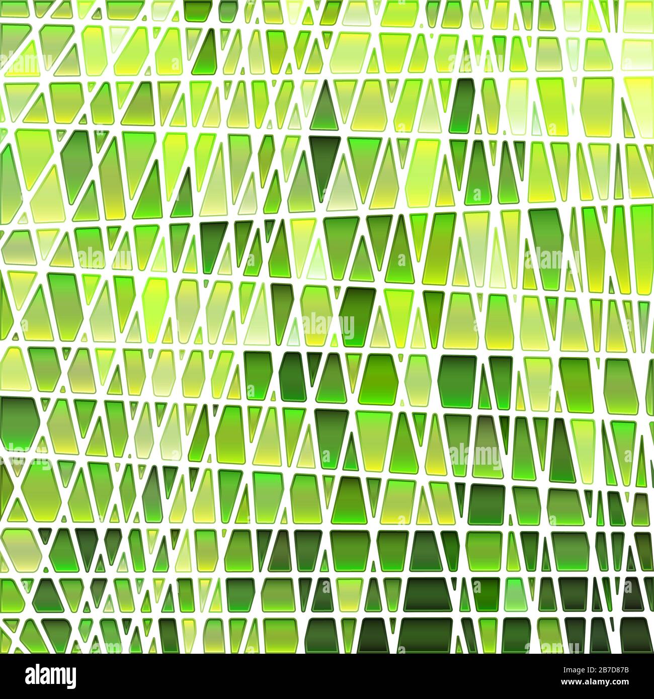 abstract vector stained-glass mosaic background - bright green Stock ...