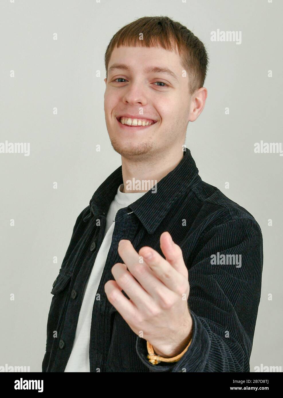 Berlin, Germany. 13th Mar, 2020. Ben Dolic, Slovenian pop singer, at a  press event. He will perform for Germany at the Eurovision Song Contest  2020 in Rotterdam with the title "Violent Thing".