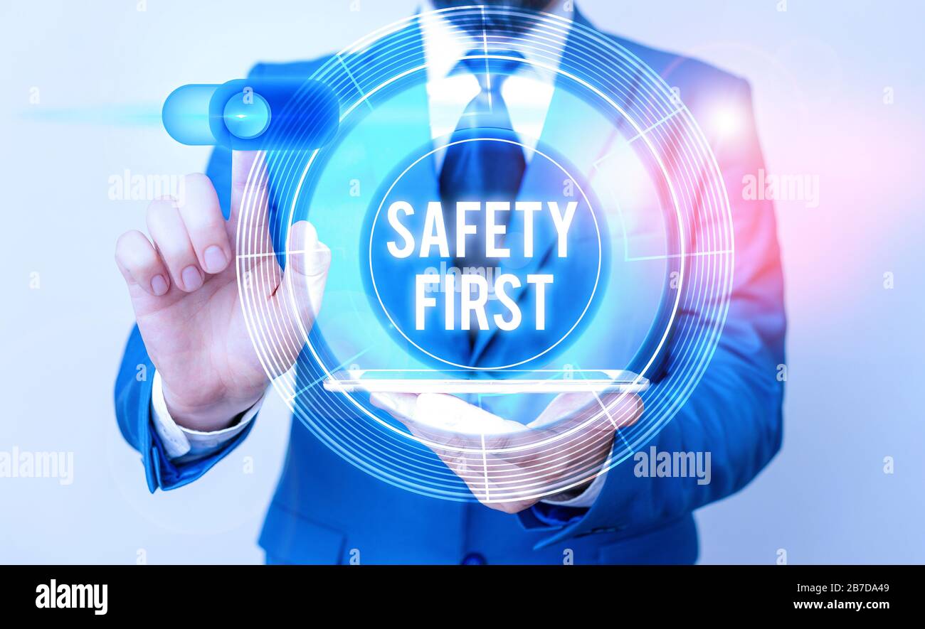Safety first meaning warning prevention hires stock photography and