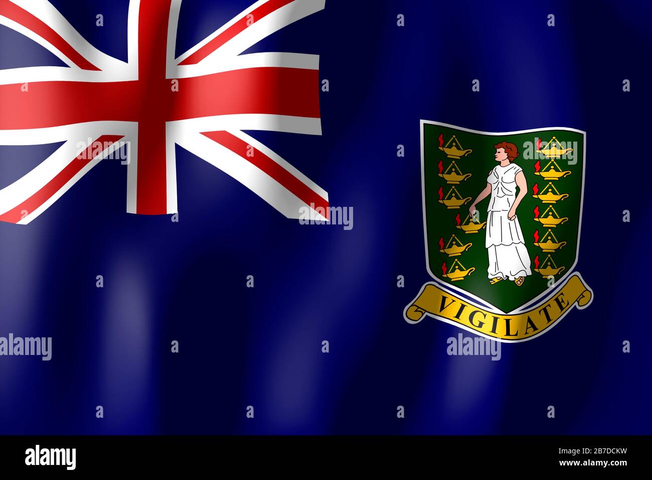 Virgin Islands flag Stock Photo Alamy