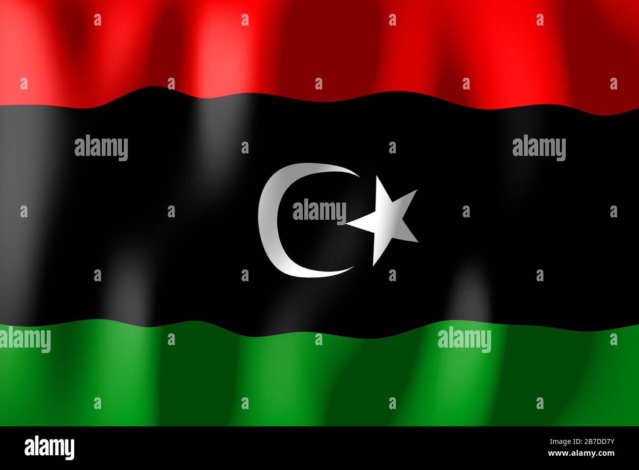 Lybia - flag Stock Photo
