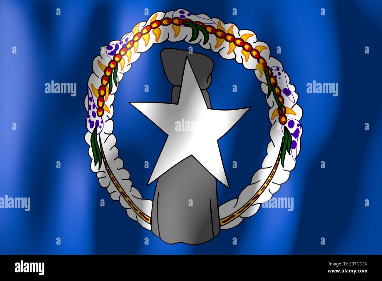 Northern Mariana Islands flag Stock Photo Alamy