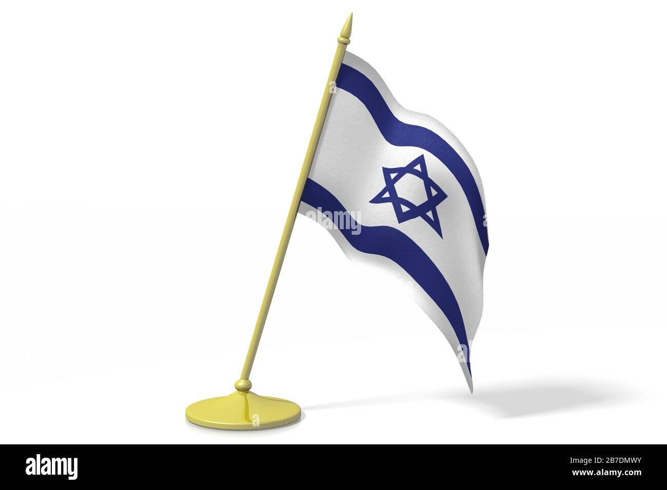3D flag of Israel Stock Photo - Alamy