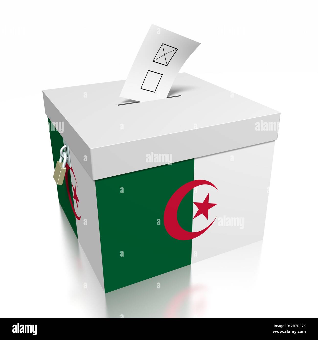 Voting in Algeria Stock Photo