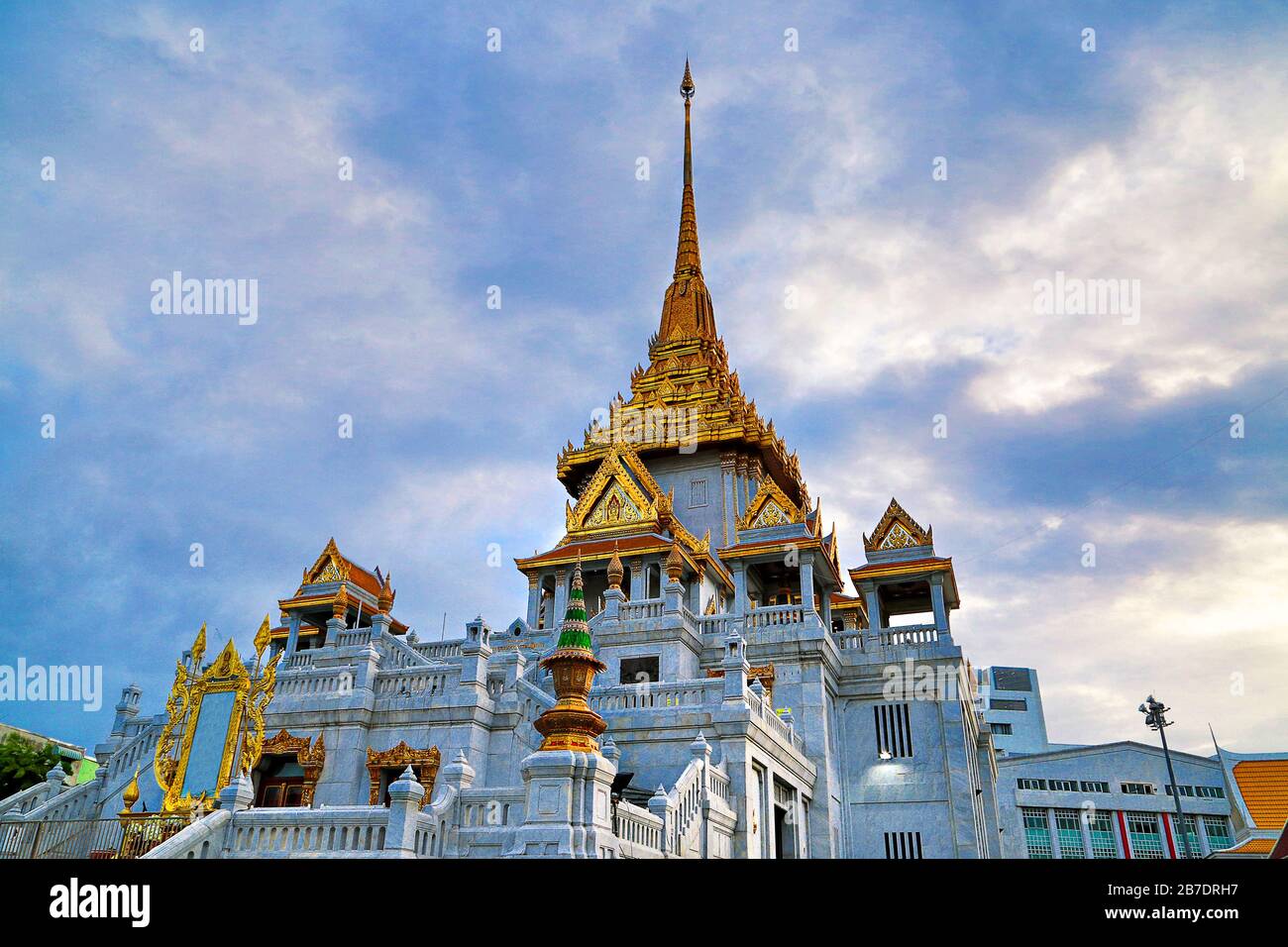 Wat Tramit Buddhist Temple in Bangkok, Thailand Stock Photo