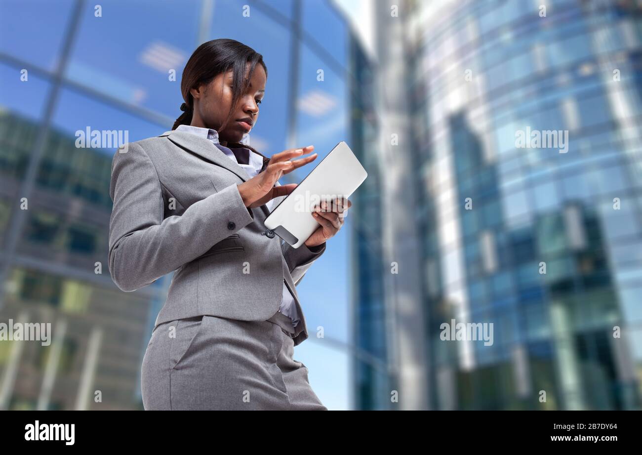Black business woman hi-res stock photography and images - Alamy