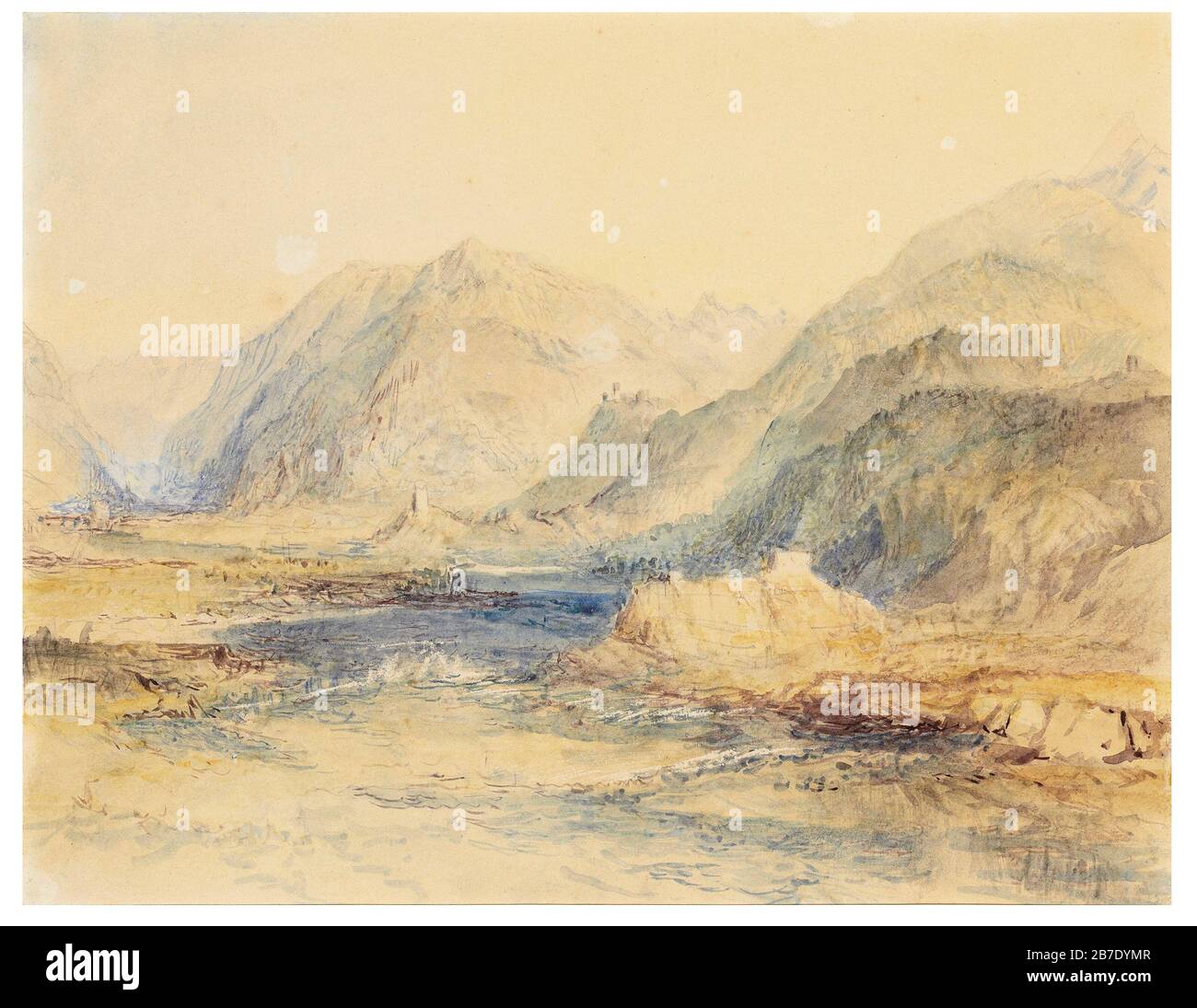 Vintage Watercolor Painting High Resolution Stock Photography And Images Alamy