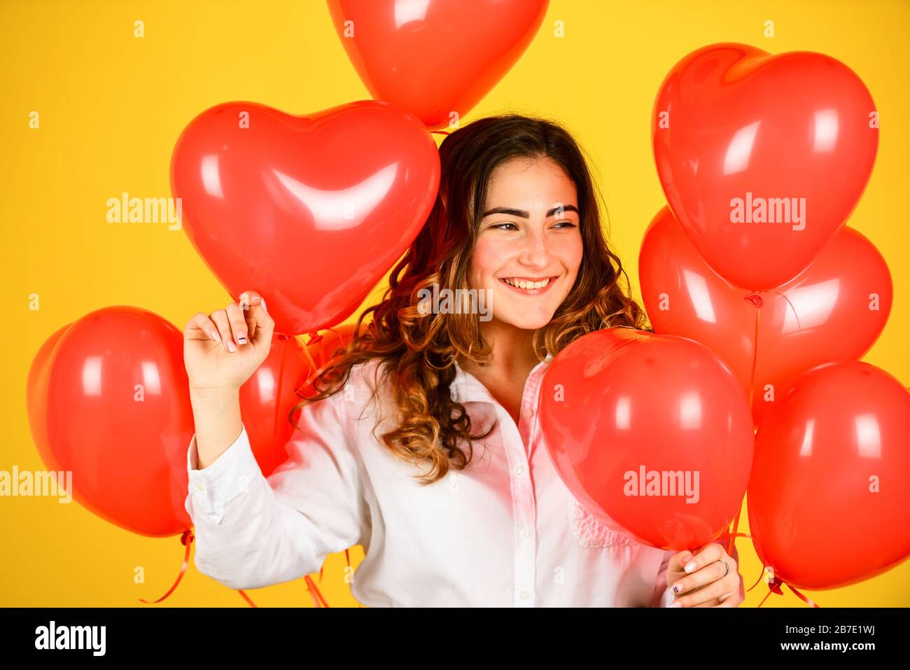 18" I Love You Heart Balloons Valentines Party Celebration Female Girl Helium 