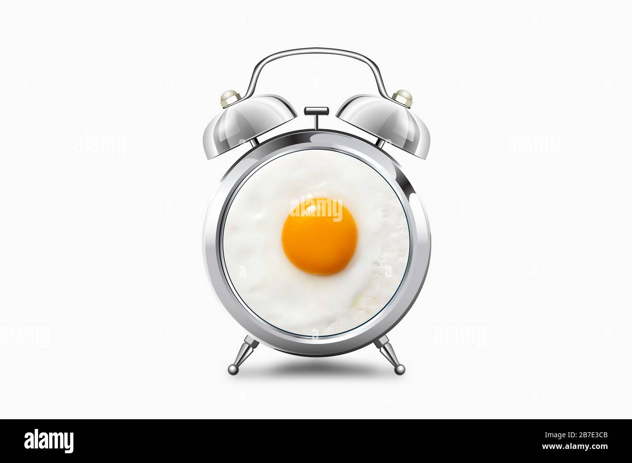 In the clock. It's time concept. Stock Photo