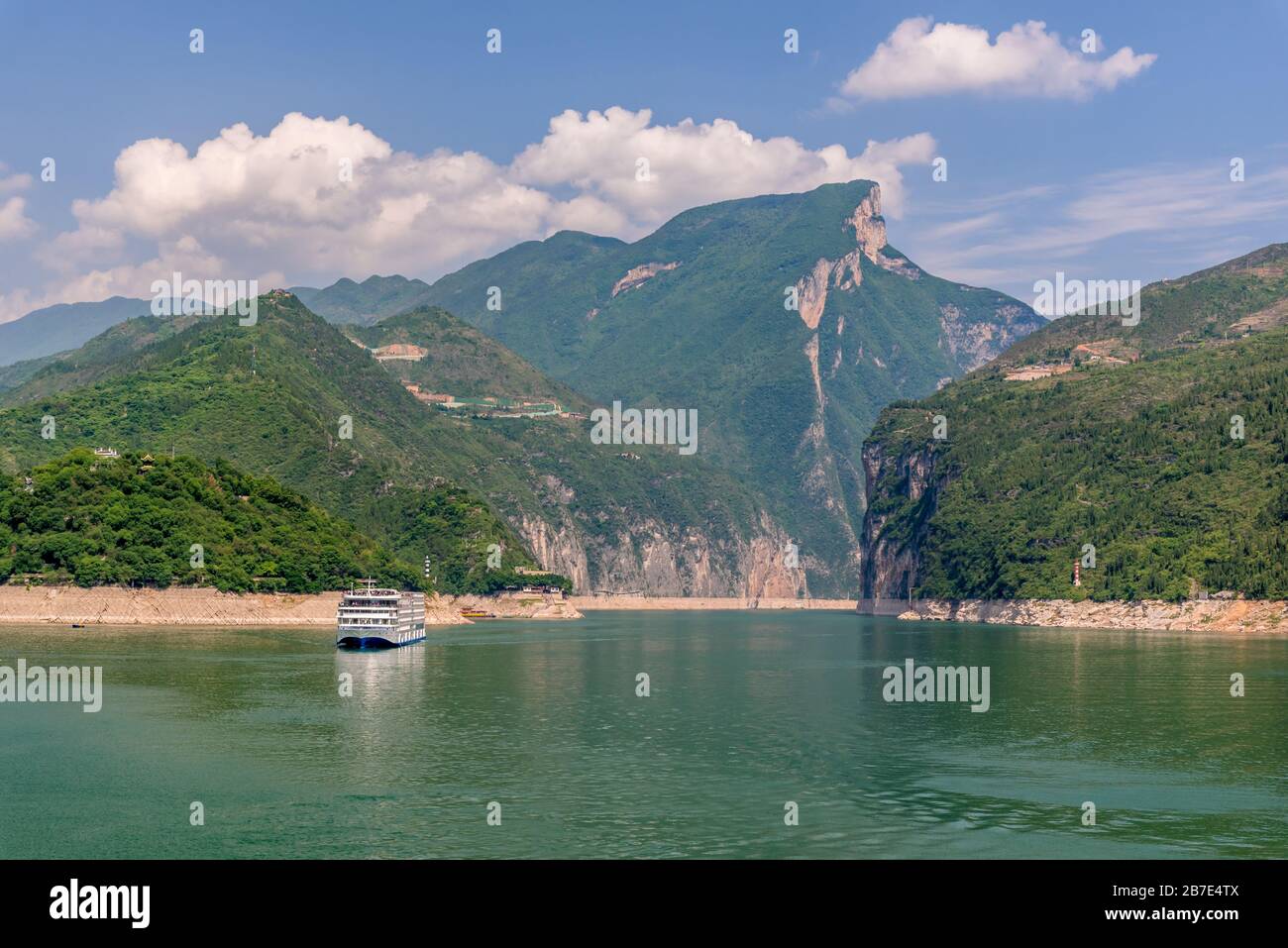 Qutang Gorge, 3 Gorges, Yangtze River Stock Photo