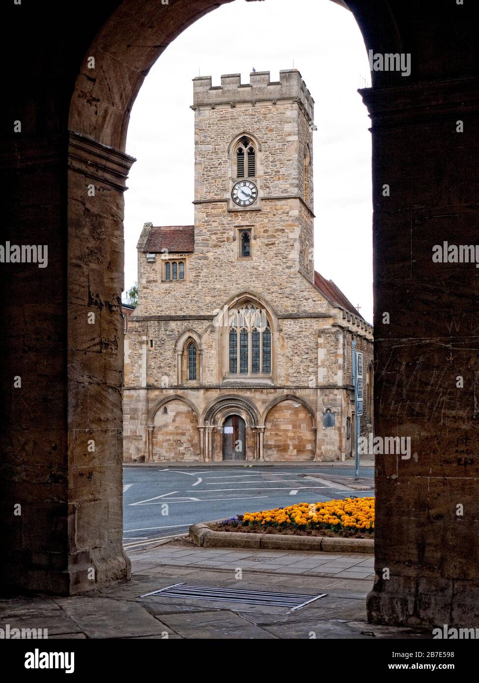 St Nicolas Church in Abingdon town centre Stock Photo