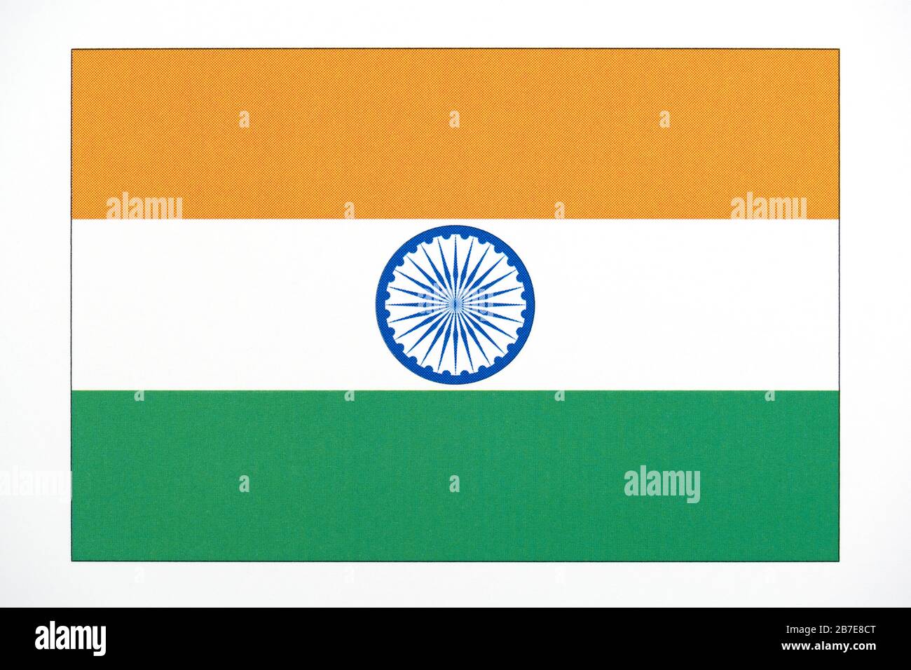National flag of India. Stock Photo