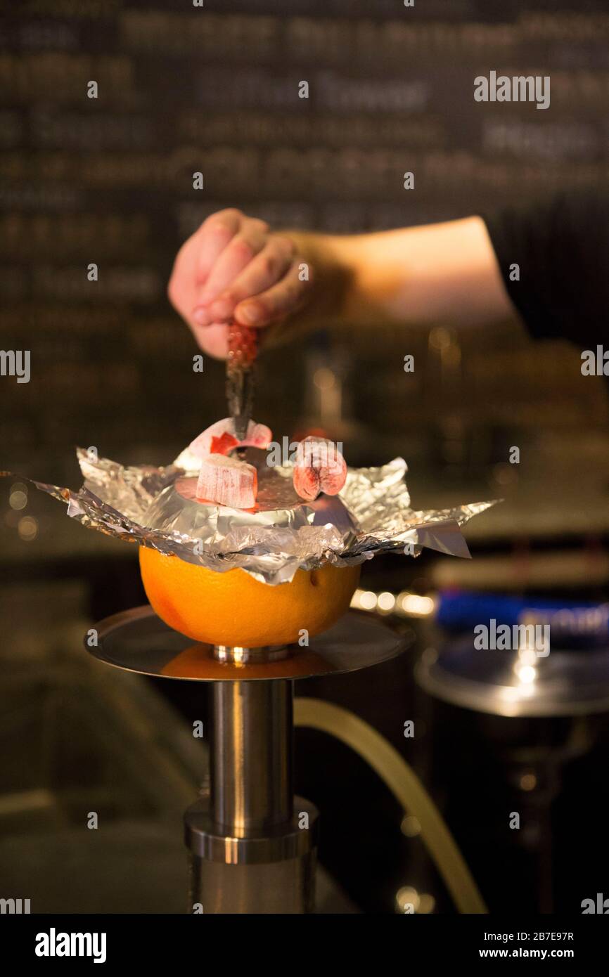 Shisha pipes hookah stock photo Stock Photo - Alamy