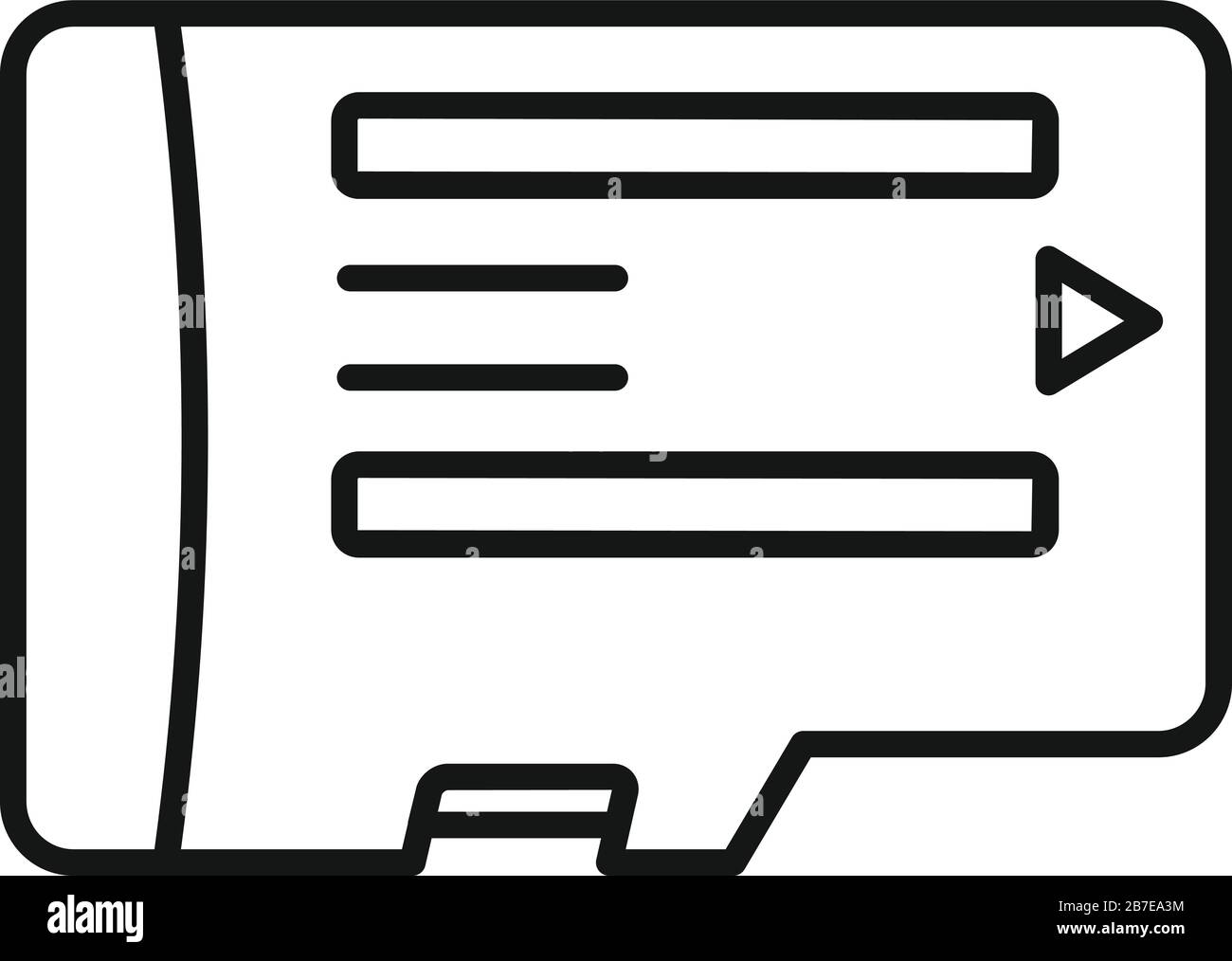 Phone micro sd card icon. Outline phone micro sd card vector icon for ...